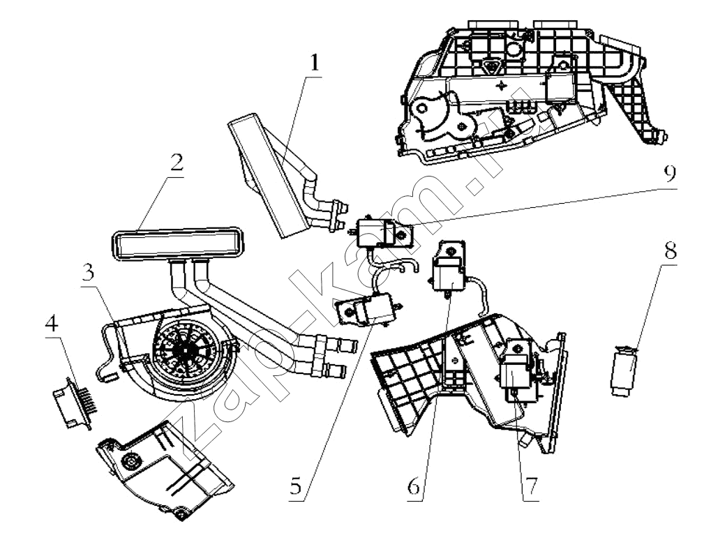 Схема/чертеж: AIR SYSTEM / Shaanxi Shacman SX32586T384 (X3000)
