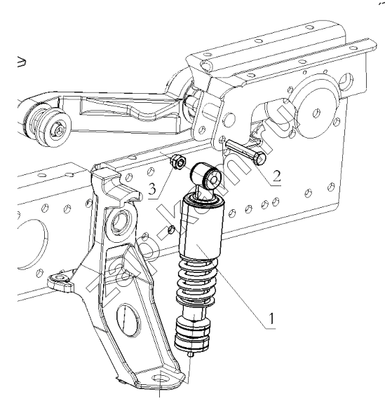 Схема/чертеж: SPRING / Shaanxi Shacman SX32586T384 (X3000)