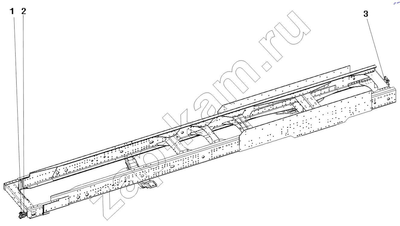 Схема/чертеж: DRAW GEAR / Shaanxi Shacman SX32586T384 (X3000)