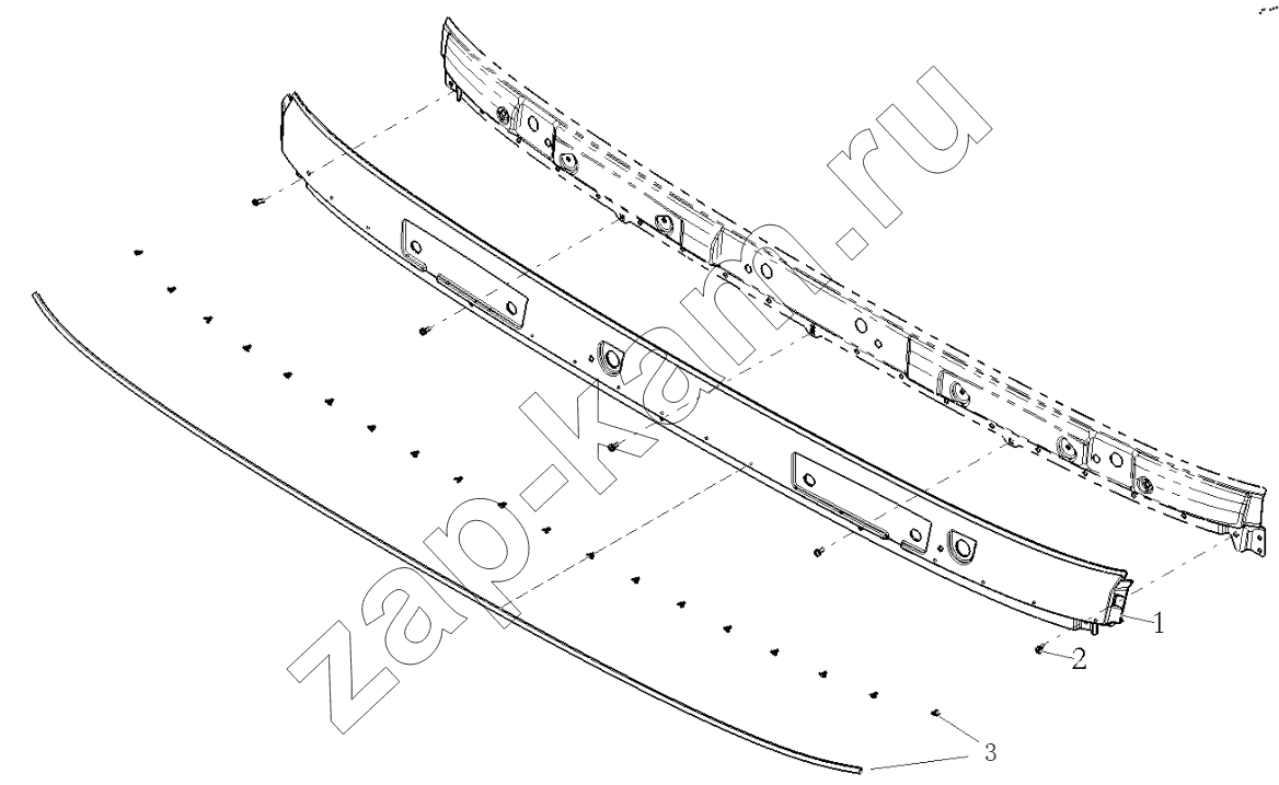 Схема/чертеж: DECORATIVE ASSEMBLY / Shaanxi Shacman SX32586T384 (X3000)