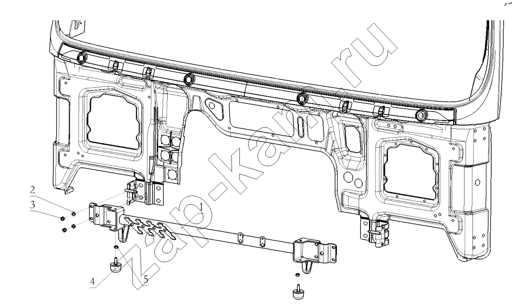 Схема/чертеж: DECORATIVE ASSEMBLY / Shaanxi Shacman SX32586T384 (X3000)