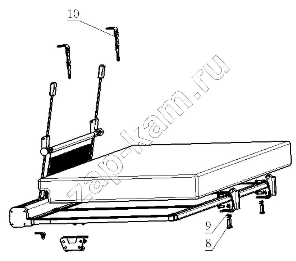 Схема/чертеж: UPPER BERTH / Shaanxi Shacman SX32586T384 (X3000)