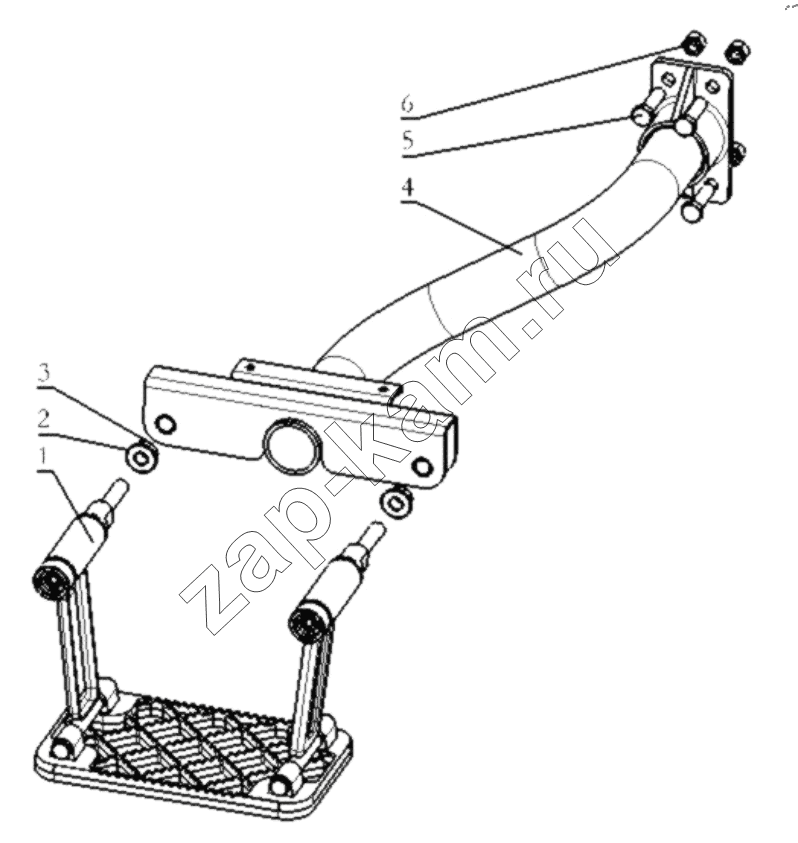 Схема/чертеж: LEFT FOOT PANEL / Shaanxi Shacman SX32586T384 (X3000)