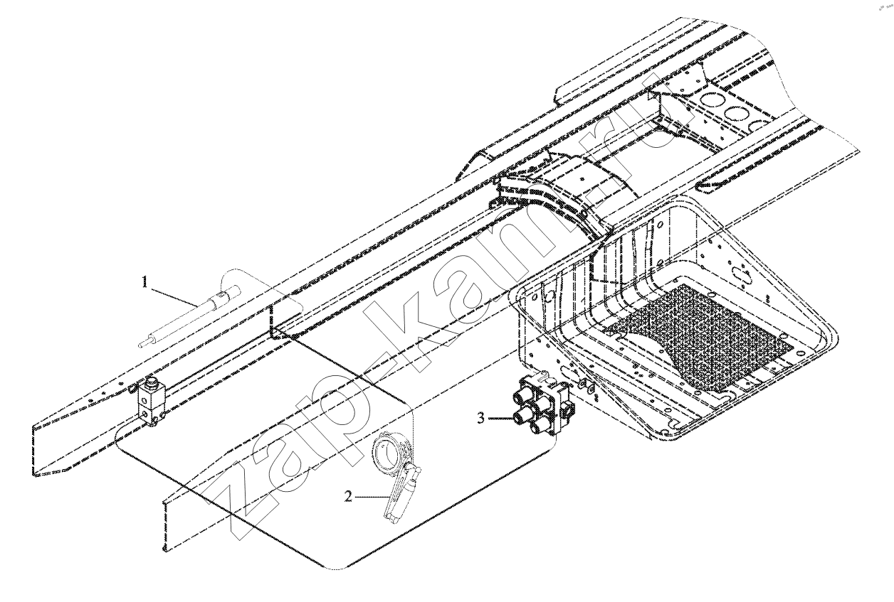 Схема/чертеж: EXHAUST BRAKE CONTROL / Shaanxi Shacman SX32586T384 (X3000)
