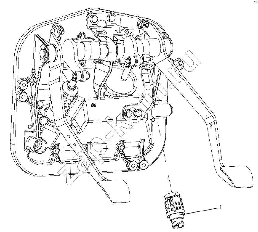 Схема/чертеж: Тормозной выключатель;BRAKE SWITCH / Shaanxi Shacman SX3258DR384 (F3000)
