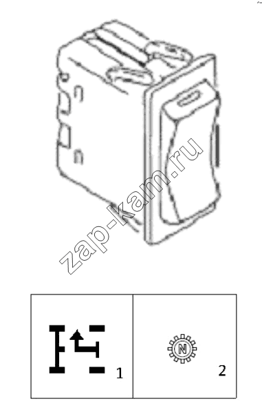 Схема/чертеж: Выключатель;SWITCH / Shaanxi Shacman SX3258DR384 (F3000)
