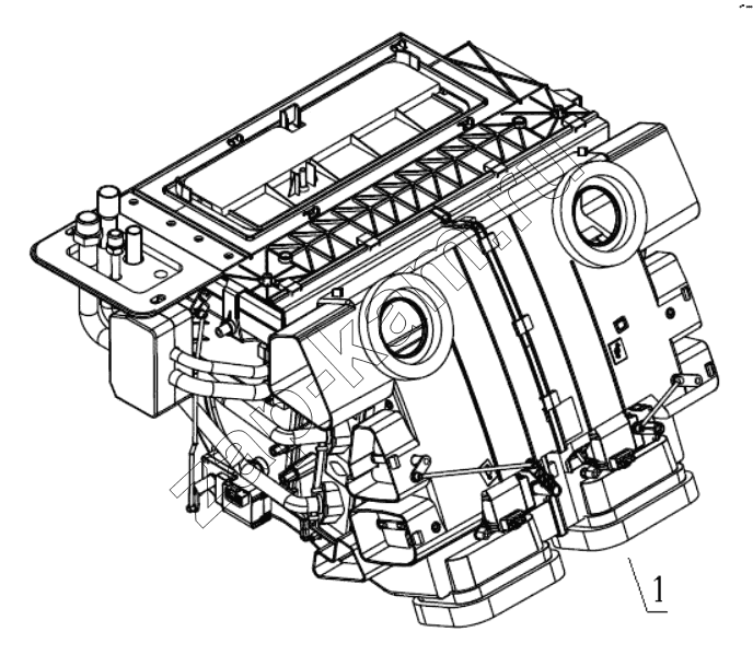 Схема/чертеж: Система воздуха;AIR SYSTEM / Shaanxi Shacman SX3258DR384 (F3000)