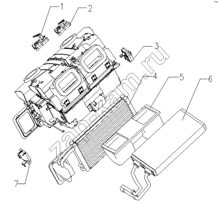 Схема/чертеж: Система воздуха;AIR SYSTEM / Shaanxi Shacman SX3258DR384 (F3000)