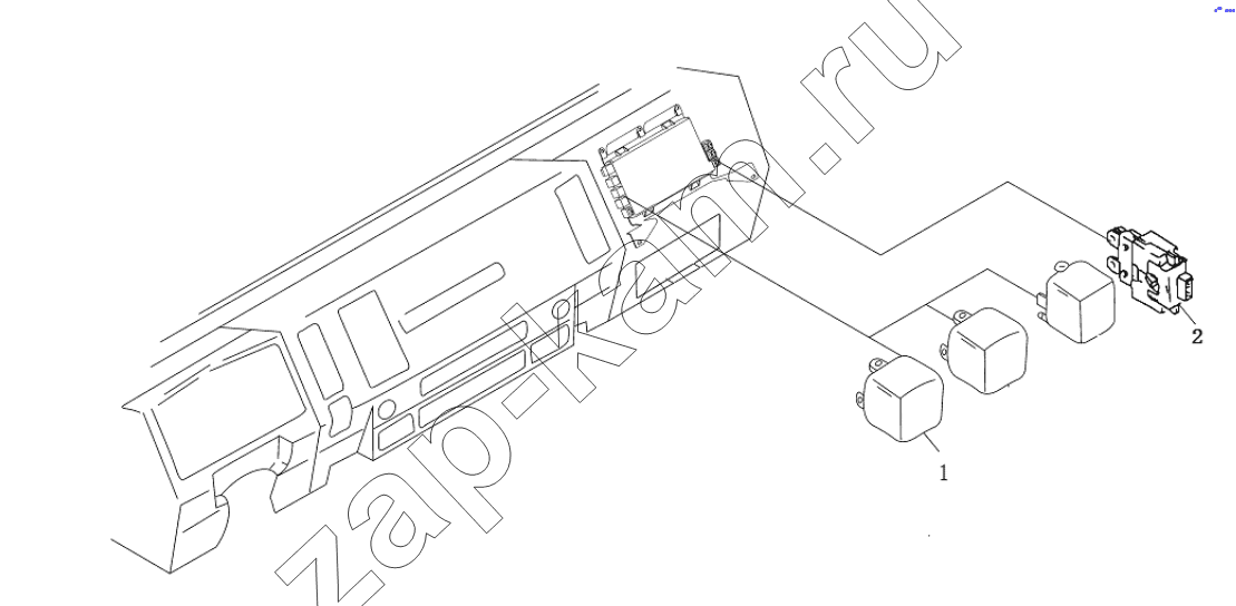 Схема/чертеж: RELAY FUSE / Shaanxi Shacman SX3316DR366 (F2000)