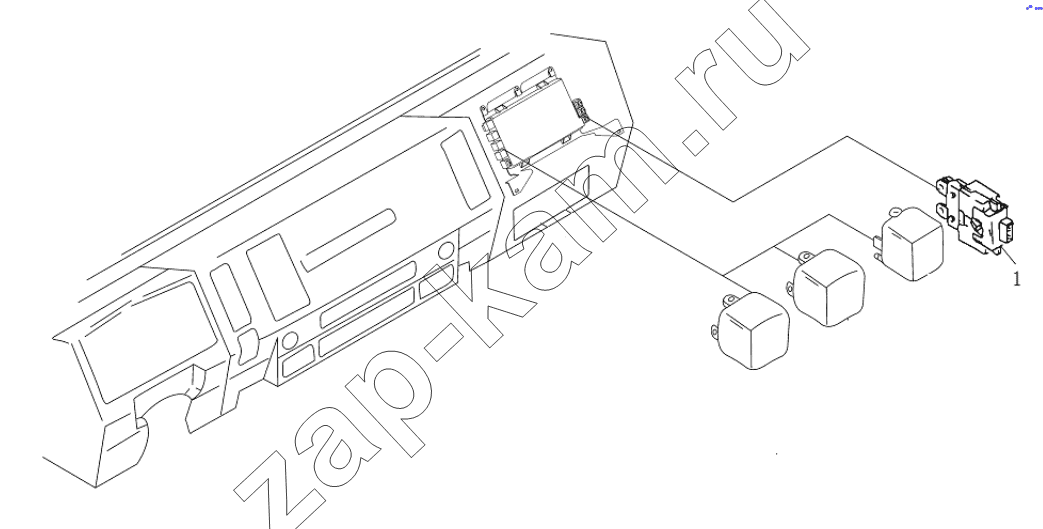 Схема/чертеж: RELAY FUSE / Shaanxi Shacman SX3316DR366 (F2000)