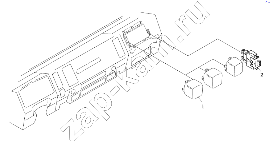 Схема/чертеж: RELAY FUSE / Shaanxi Shacman SX3316DR366 (F2000)