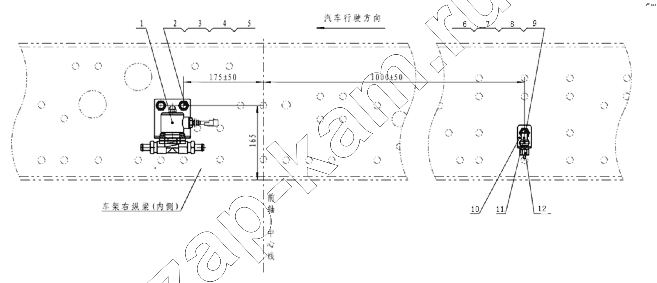Схема/чертеж: GEARBOX WIRING HARNESS / Shaanxi Shacman SX3316DR366 (F2000)