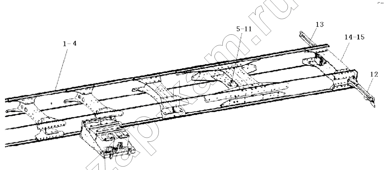 Схема/чертеж: FRAME WIRING HARNESS / Shaanxi Shacman SX3316DR366 (F2000)