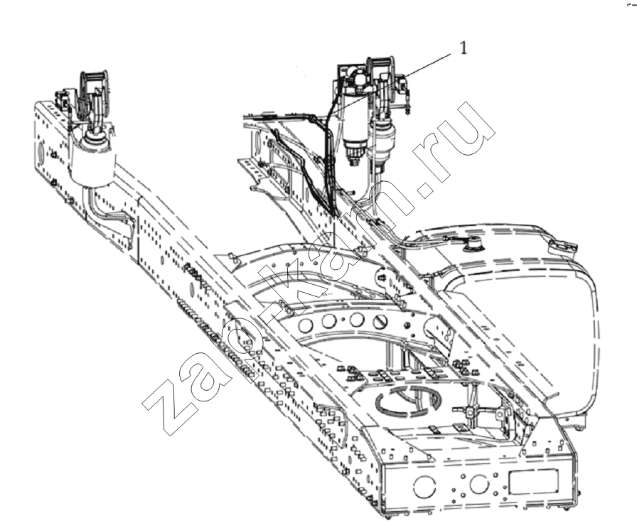 Схема/чертеж: CHASSIS APPLIANCE/COLD ZONE / Shaanxi Shacman SX3316DR366 (F2000)