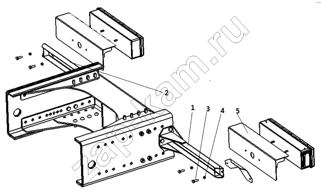 Схема/чертеж: TAILLIGHT BRACKET/UNIVERSAL/F3000 / Shaanxi Shacman SX3316DR366 (F2000)