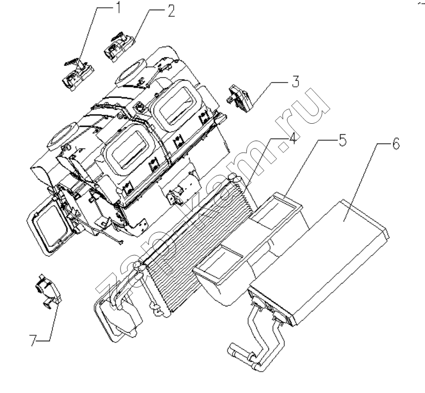 Схема/чертеж: AIR SYSTEM / Shaanxi Shacman SX3316DR366 (F2000)