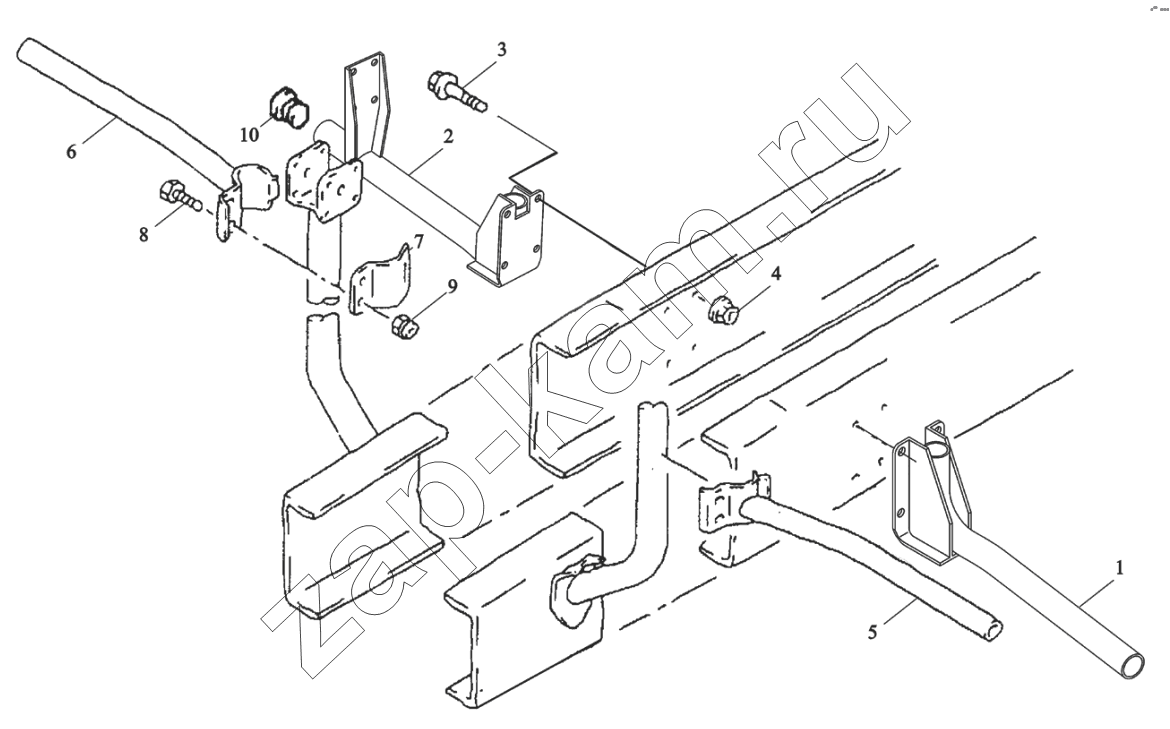 Схема/чертеж: LEFT/RIGHT FENDER BRACKET / Shaanxi Shacman SX3316DR366 (F2000)