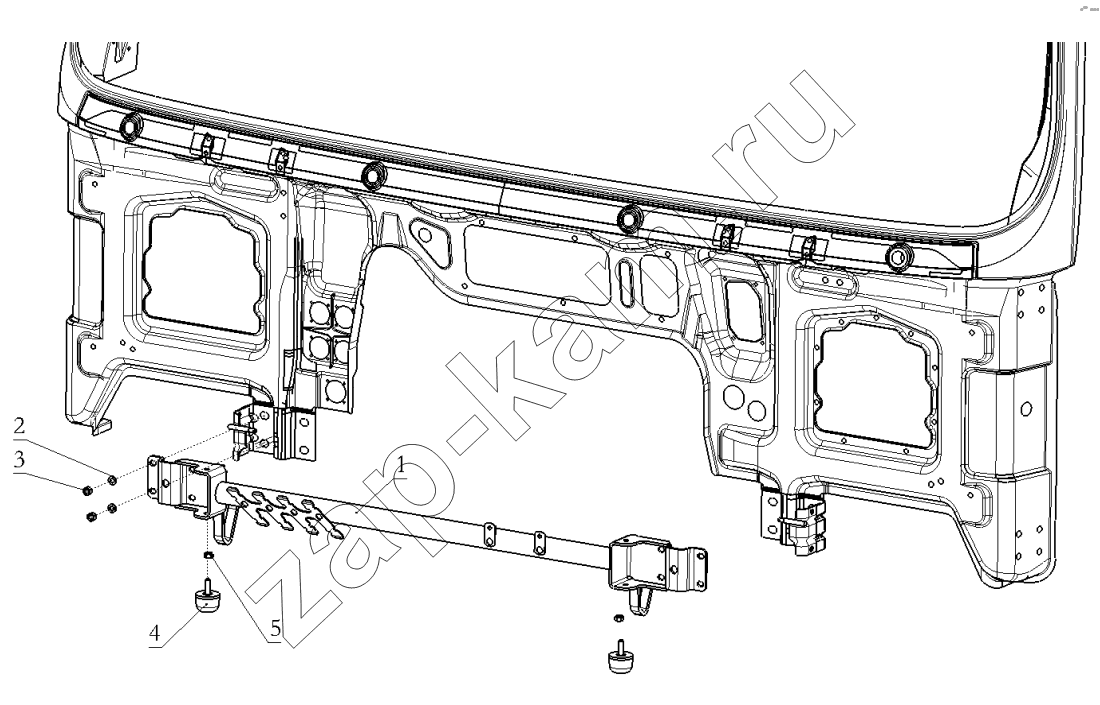 Схема/чертеж: DECORATIVE ASSEMBLY / Shaanxi Shacman SX3316DR366 (F2000)