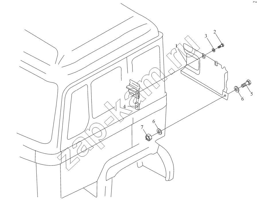 Схема/чертеж: DECORATIVE ASSEMBLY / Shaanxi Shacman SX3316DR366 (F2000)