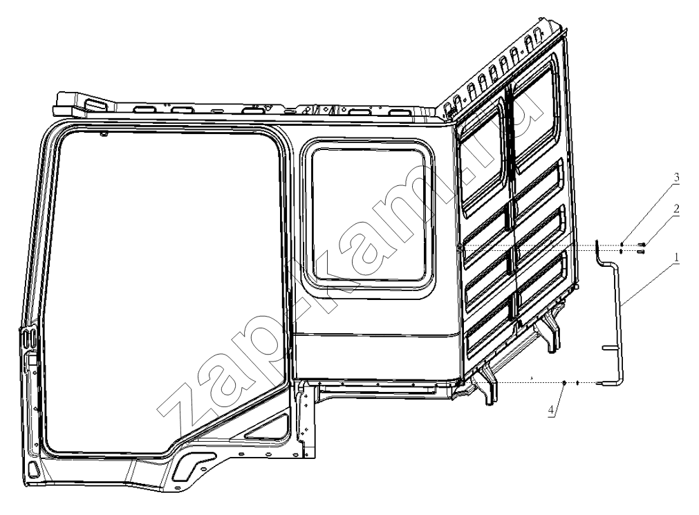 Схема/чертеж: DECORATIVE ASSEMBLY / Shaanxi Shacman SX3316DR366 (F2000)