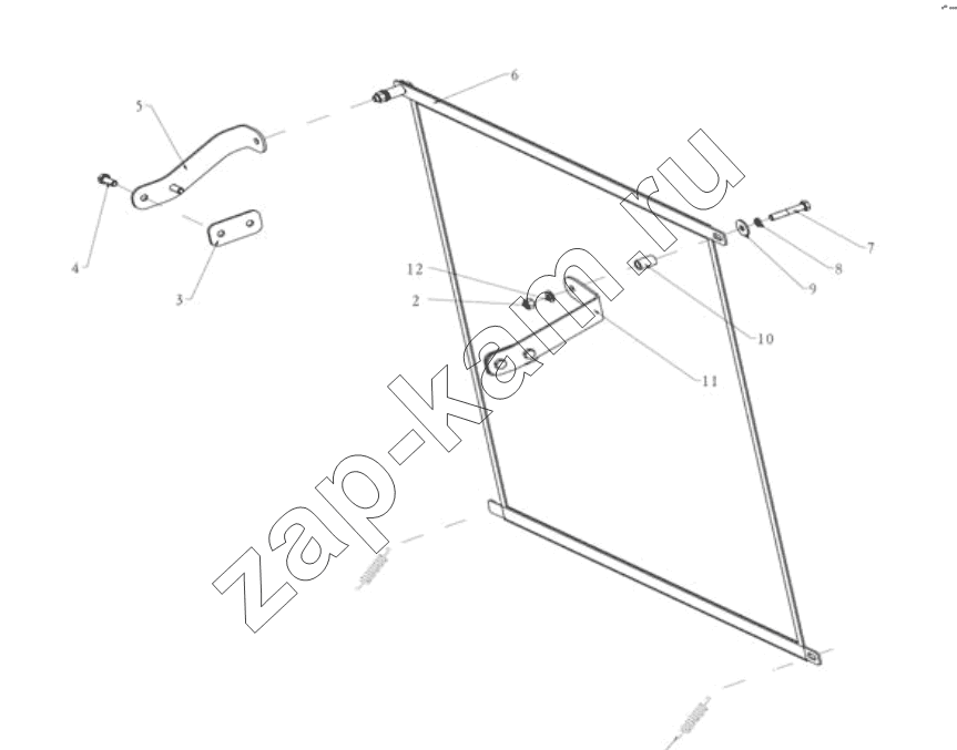 Схема/чертеж: DUSTPROOF NET / Shaanxi Shacman SX3316DR366 (F2000)
