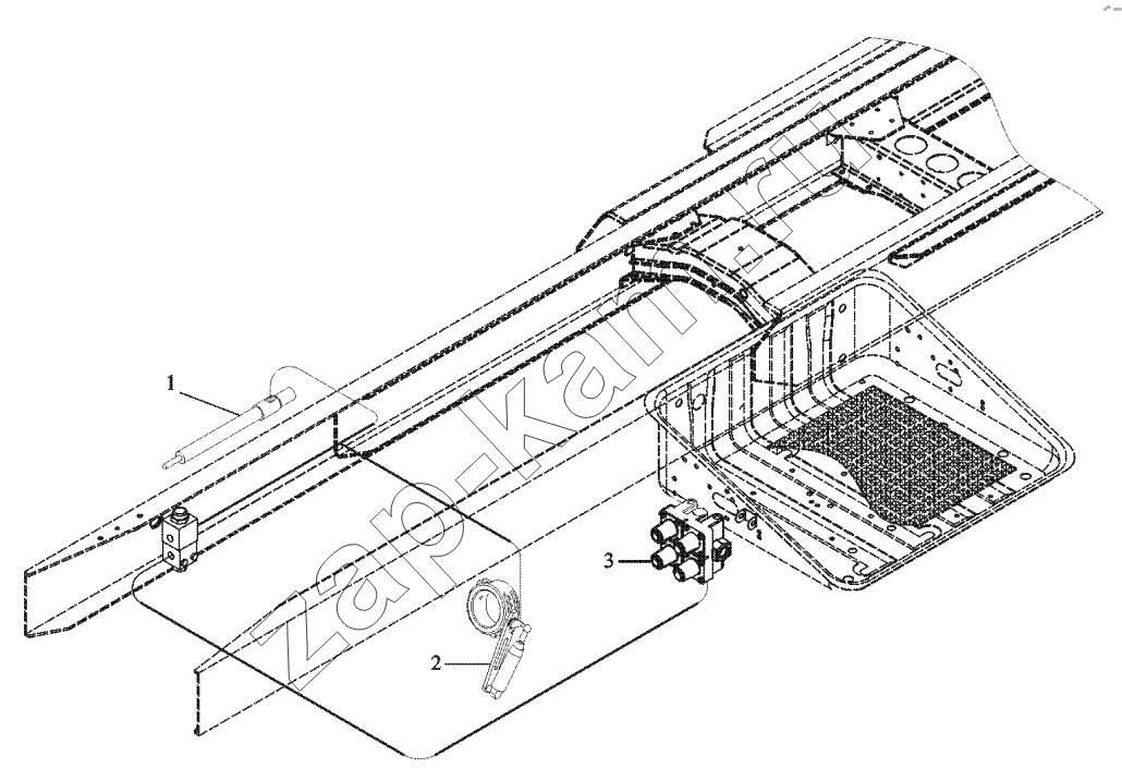 Схема/чертеж: EXHAUST BRAKE CONTROL / Shaanxi Shacman SX3316DR366 (F2000)