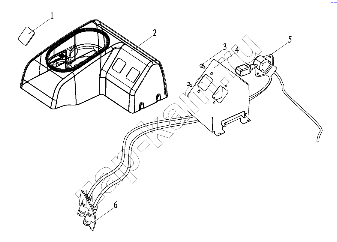 Схема/чертеж: PARKING BRAKE CONTROL DEVICE / Shaanxi Shacman SX3316DR366 (F2000)