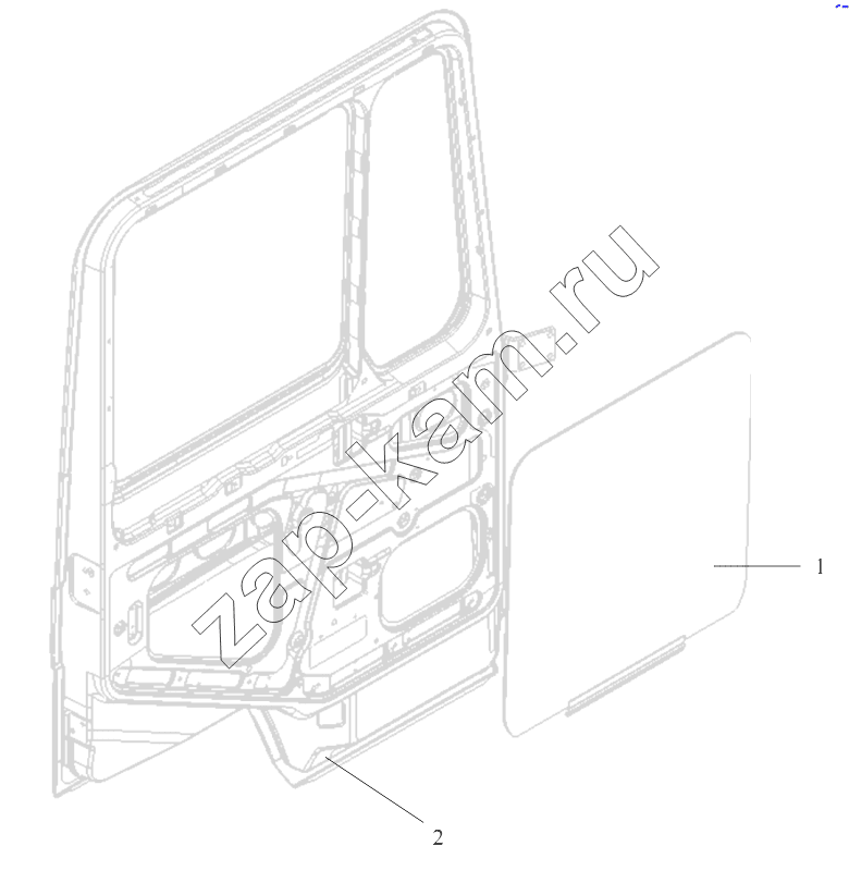 Схема/чертеж: DOOR AND DOOR GLASS / Shaanxi Shacman SX3316DT366
