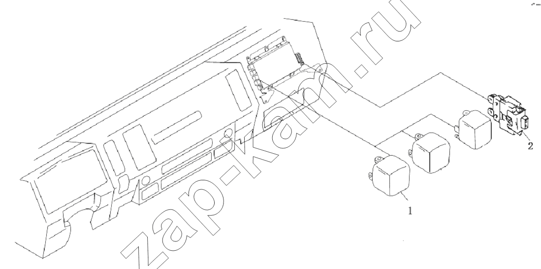 Схема/чертеж: RELAY, FUSE / Shaanxi Shacman SX3316DT366