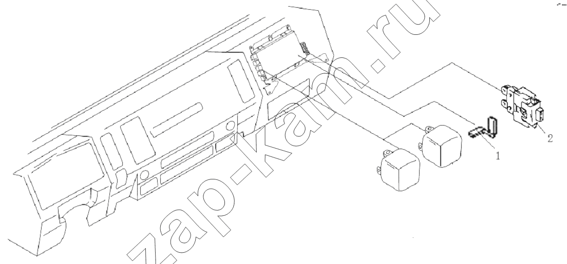 Схема/чертеж: RELAY, FUSE / Shaanxi Shacman SX3316DT366