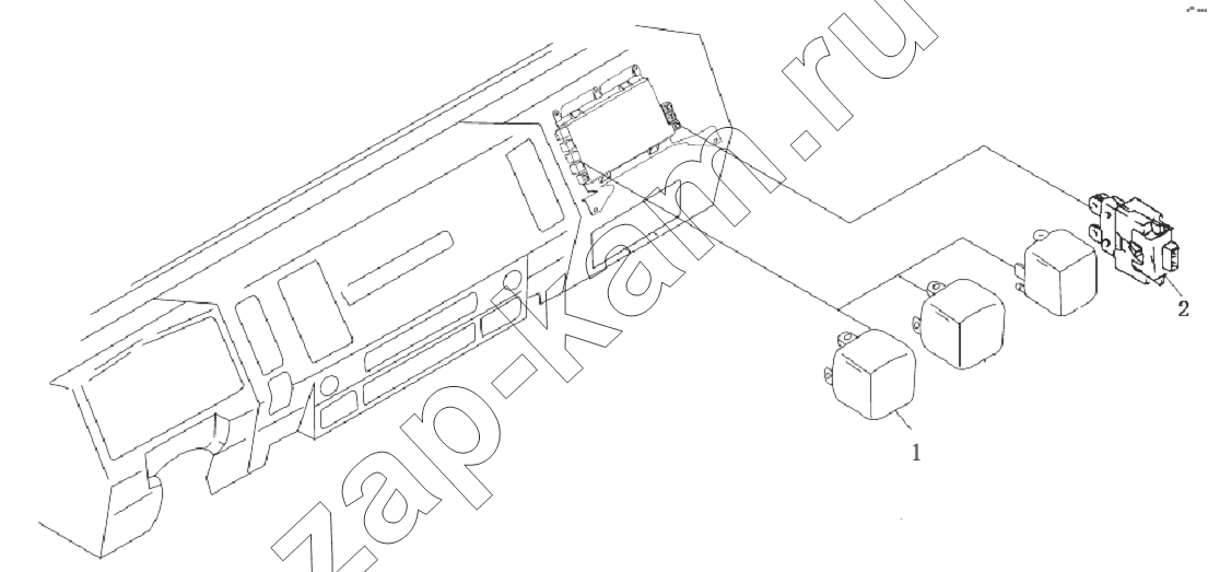 Схема/чертеж: RELAY, FUSE / Shaanxi Shacman SX3316DT366