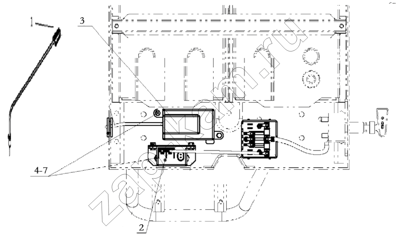 Схема/чертеж: TRANSMISSION HARNESS / Shaanxi Shacman SX3316DT366