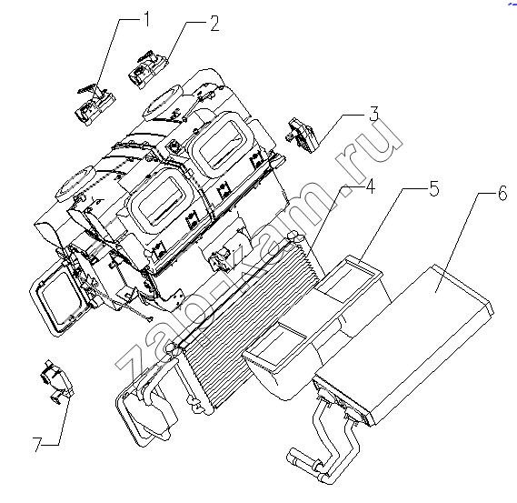 Схема/чертеж: AIR SYSTEM / Shaanxi Shacman SX3316DT366