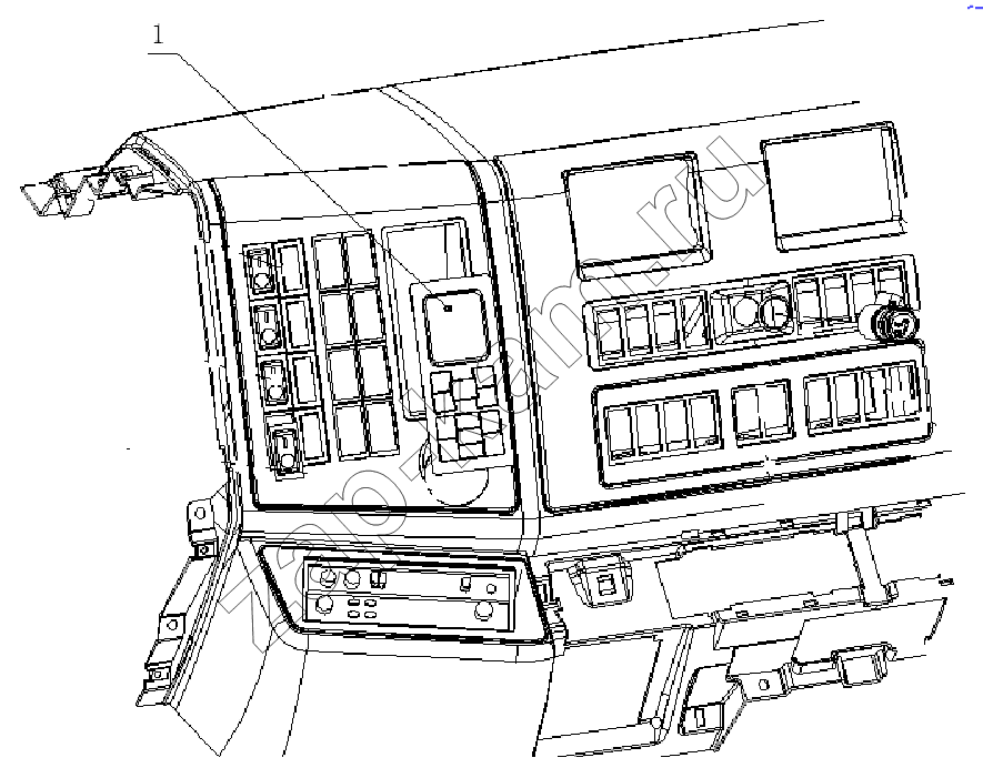 Схема/чертеж: AIR CONDITION CONTROLLER / Shaanxi Shacman SX3316DT366