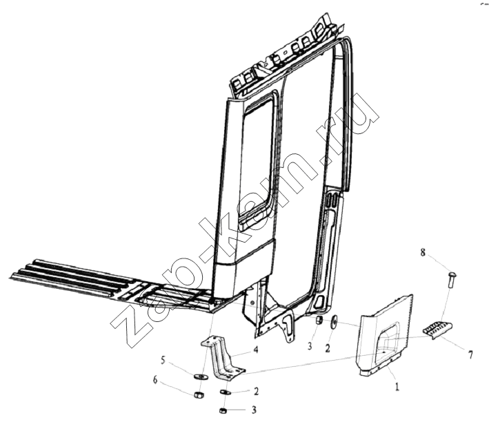 Схема/чертеж: DECORATIVE ASSEMBLY / Shaanxi Shacman SX3316DT366