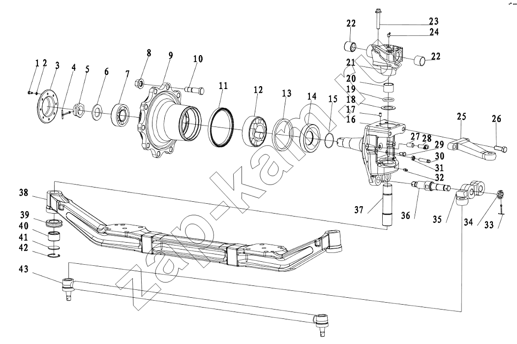 Схема/чертеж: STEYR 6.5 TONS STEERING SHAFT / Shaanxi Shacman SX3316DT366