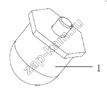 Схема/чертеж: TRANSMISSION MOUNT (KOKUSAN DELONG 8x4 MODELS) / Shaanxi Shacman SX3316DT366