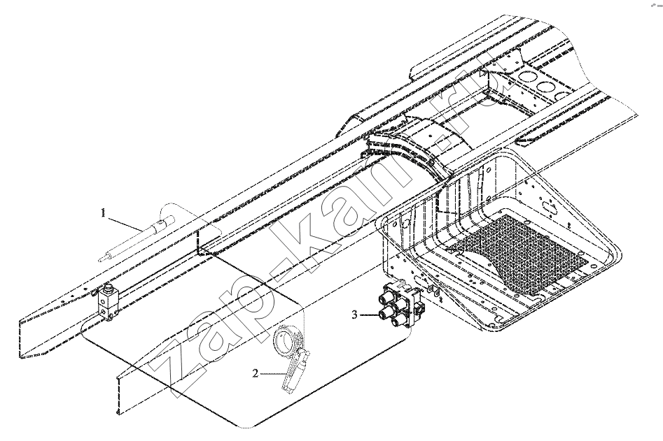 Схема/чертеж: EXHAUST BRAKE CONTROL / Shaanxi Shacman SX3316DT366