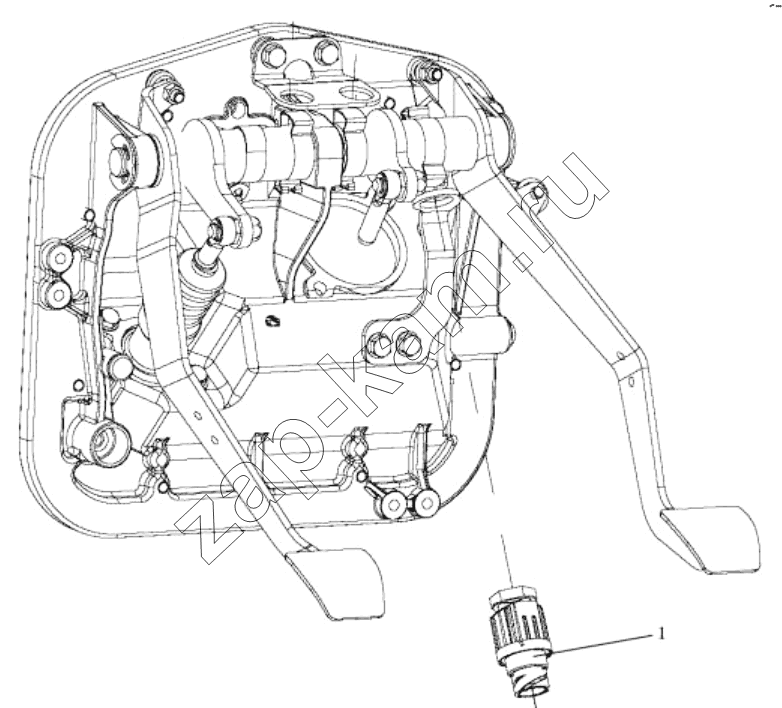 Схема/чертеж: BRAKE SWITCH / Shaanxi Shacman SX3316DT426C