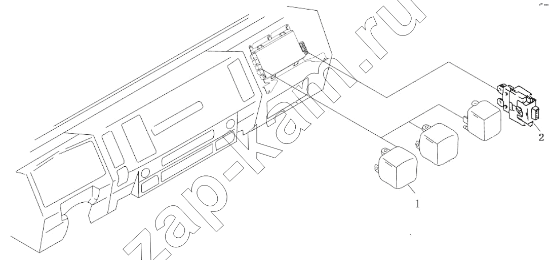 Схема/чертеж: RELAY, FUSE / Shaanxi Shacman SX3316DT426C
