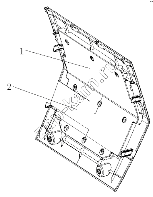 Схема/чертеж: ELECTRIC PANEL SCUTCHEON / Shaanxi Shacman SX3316DT426C