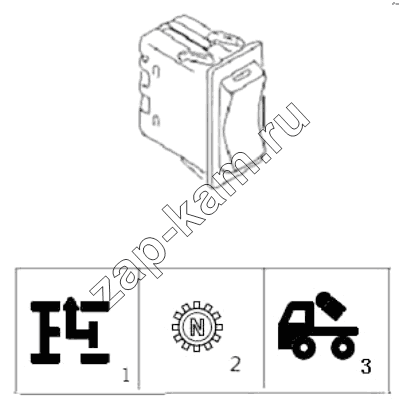 Схема/чертеж: SWITCH / Shaanxi Shacman SX3316DT426C