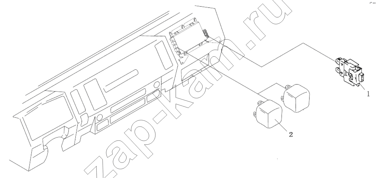 Схема/чертеж: FUSE, RELAY / Shaanxi Shacman SX3316DT426C