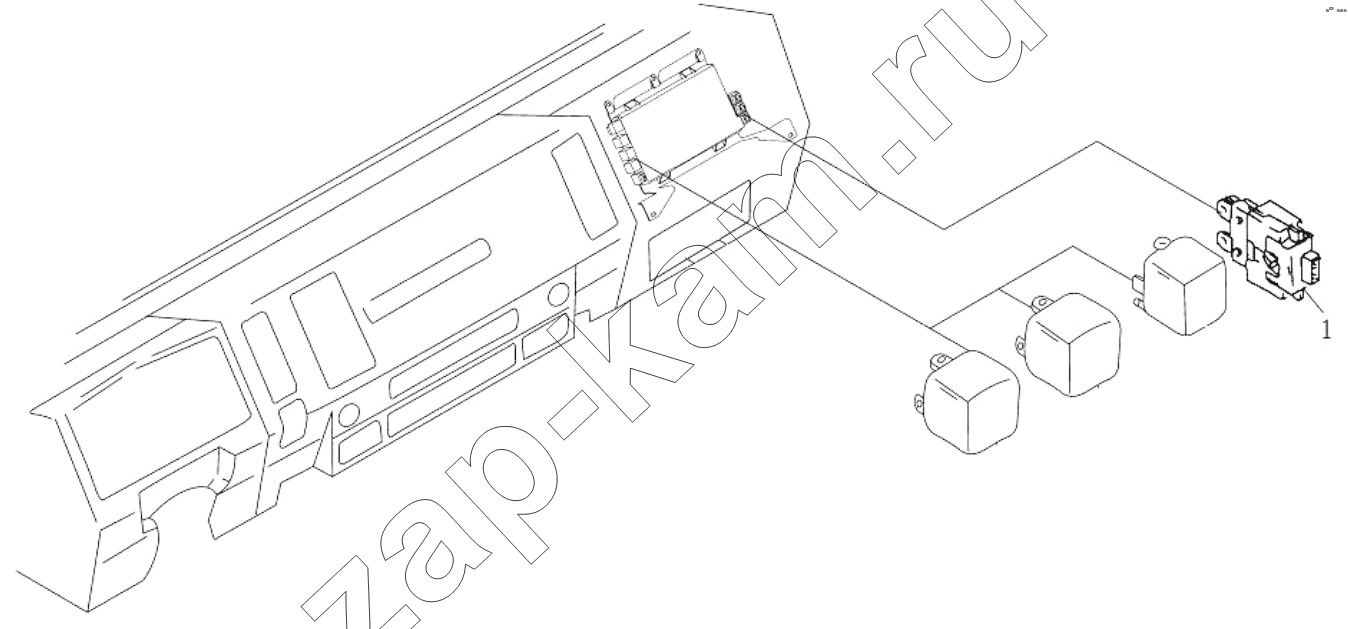 Схема/чертеж: RELAY, FUSE / Shaanxi Shacman SX3316DT426C