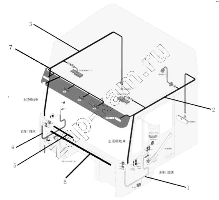 Схема/чертеж: WIRING / Shaanxi Shacman SX3316DT426C