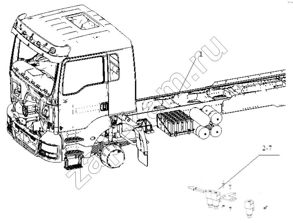 Схема/чертеж: CHASSIS ELECTRICAL/ADDITIONAL/F3000 DUMP TRUCK / Shaanxi Shacman SX3316DT426C