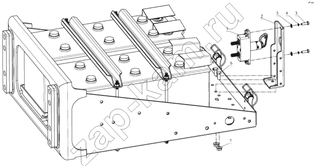 Схема/чертеж: MAIN BATTERY SWITCH / Shaanxi Shacman SX3316DT426C