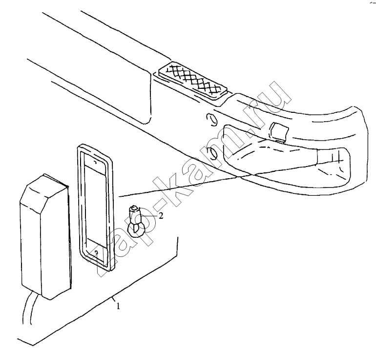 Схема/чертеж: FLASHERS IN BUMPER / Shaanxi Shacman SX3316DT426C