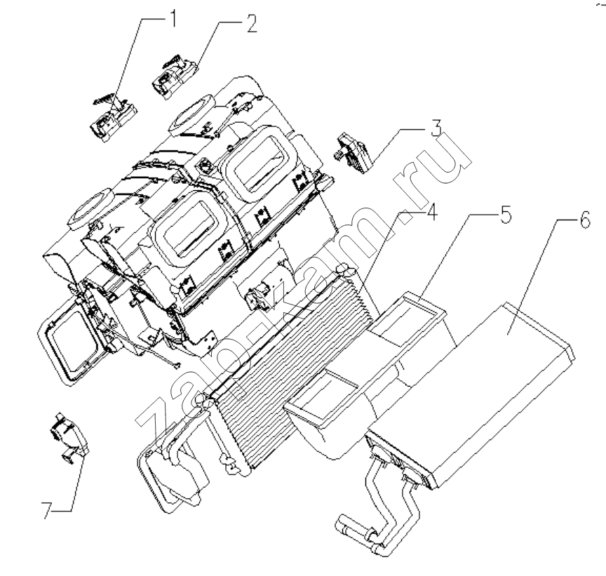 Схема/чертеж: AIR SYSTEM / Shaanxi Shacman SX3316DT426C