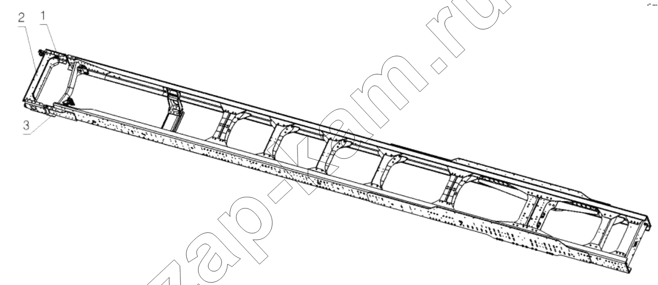 Схема/чертеж: FRAM FOREPART ACCESSORY / Shaanxi Shacman SX3316DT426C